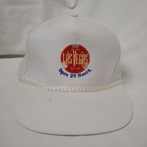 Vintage 1990s Las Vegas Open 24 Hours Trucker Hat